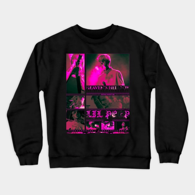 Lil peep pink sweatshirt deals
